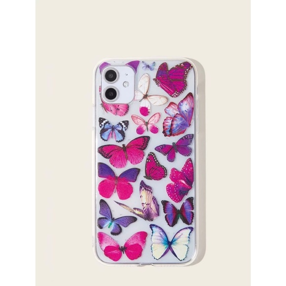 SHEIN Accessories - Pink & Purple Butterfly iPhone 11 Pro Case 🦋